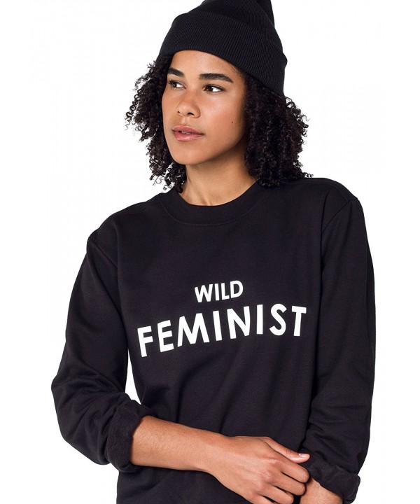 Wildfang Feminist Sweatshirt Black Large