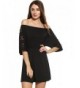 Zeagoo Womens Summer Shoulder Patchwork