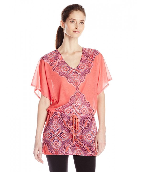 prAna Womens Kaftan Orange Jasmine