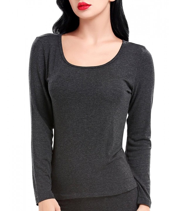Liqqy Long Sleeve Thermal Underwear Charcoal