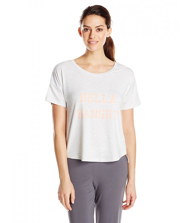 Intimates Women's Up All Night Graphic Tee - Hella Hangry - CN128JXBDZH