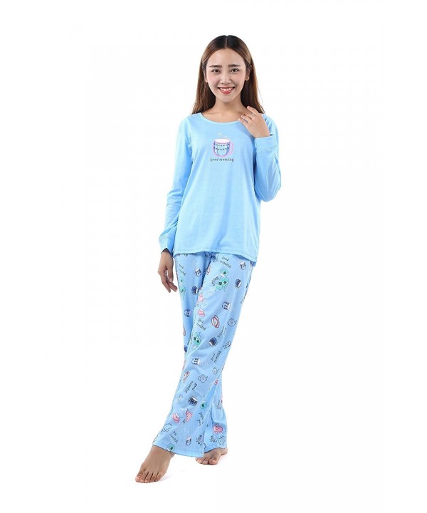 Amoy Baby Womens Sleeve Cotton SY144 Blue XL