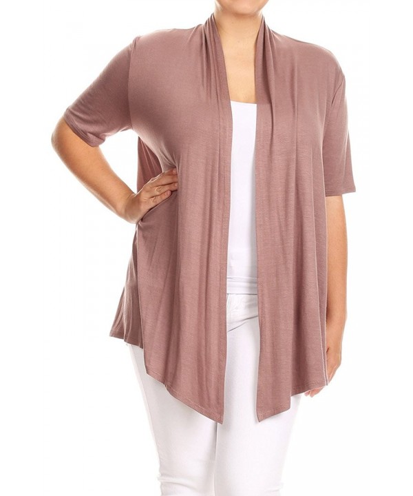 Basic Solid Color Sleeve Cardigan