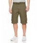 WT02 Belted Canvas Cargo Shorts