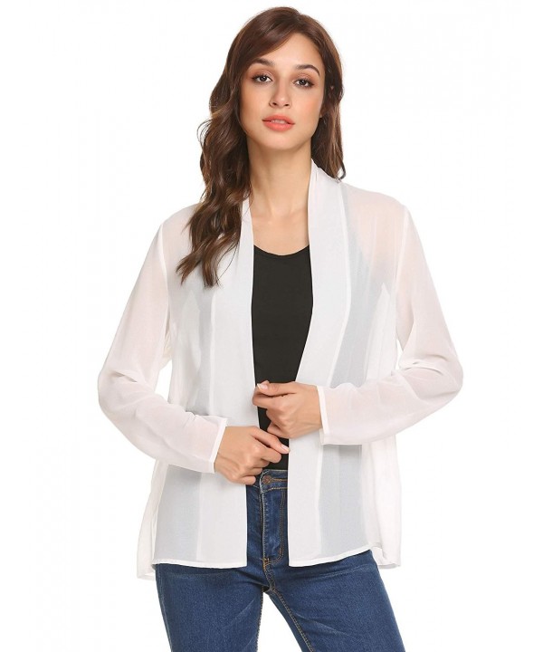 Concep Womens Cardigan Lightweight Chiffon