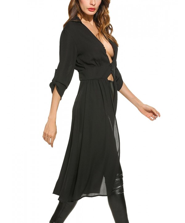 chiffon long sleeve maxi