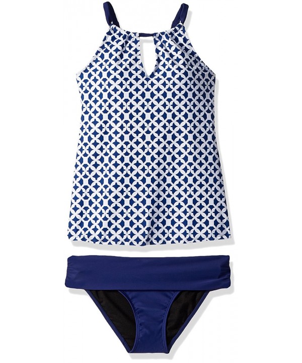 FIYOTE Coastal Banded Tankini Triangle