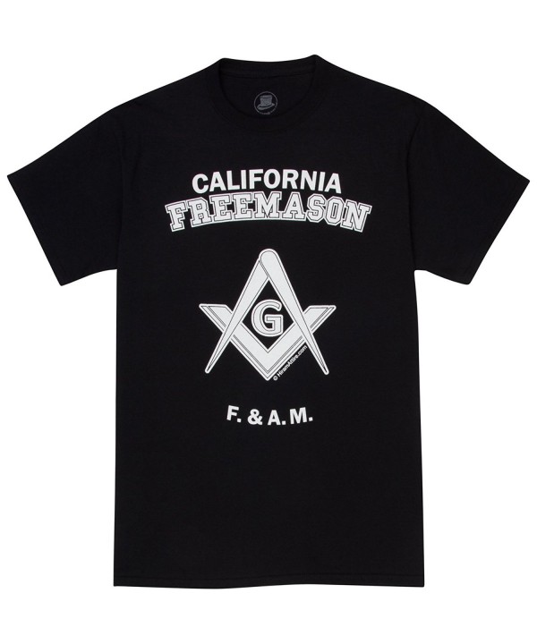 HiramAttire Masonic T Shirt Freemason California