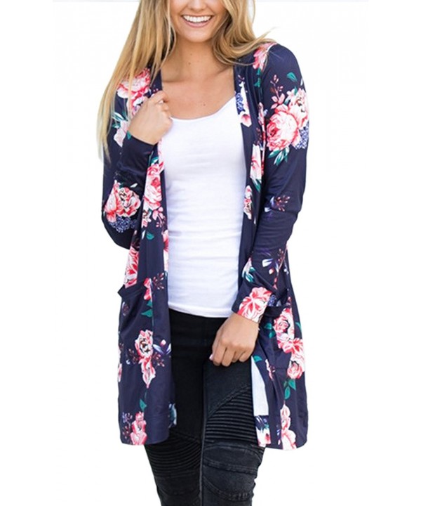 ECOWISH Irregular Cardigans Coverup Outwear