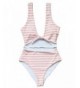 RUUHEE Printed Bow Knot Monokini Swimwear