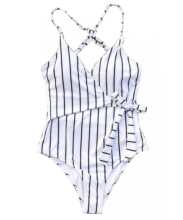 Yknktstc One Piece Swimsuit Swimwear Bathing