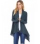 Womens Casual Cardigan Sweater Contrast