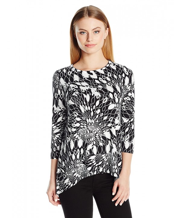 Ruby Rd Womens Printed Ruching