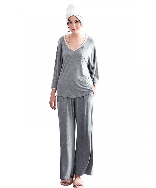 Oumal Women Sleeve Pajamas Sleepwear