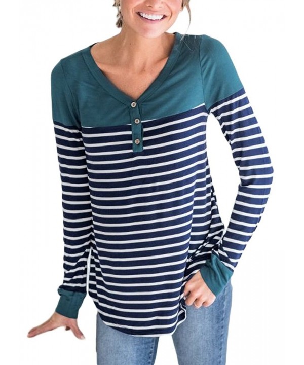 ZNCMRR Womens T Shirts Striped Blouses