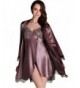 Awaye Nightgown Sleeve Sleepwear Purple