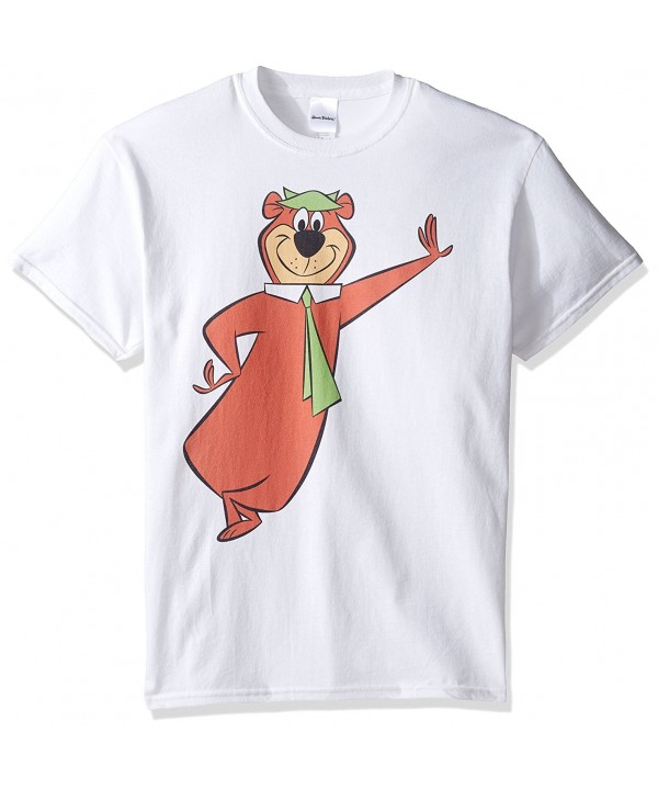 Yogi Bear Leaning T Shirt White