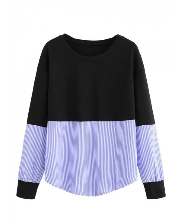 Milumia Womens Contrast Shoulder Sweatshirt