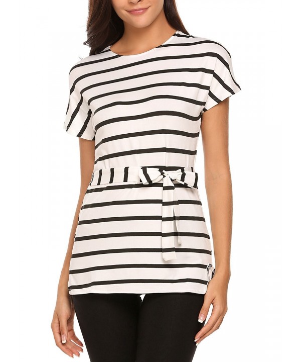 Easther Striped T shirt Stripes Blouses