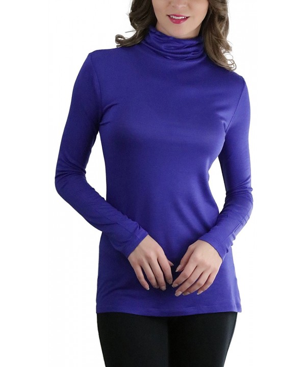 ToBeInStyle Womens Turtleneck Long Sleeve