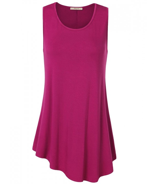 Bebonnie Sleeveless Women Irregular Magenta