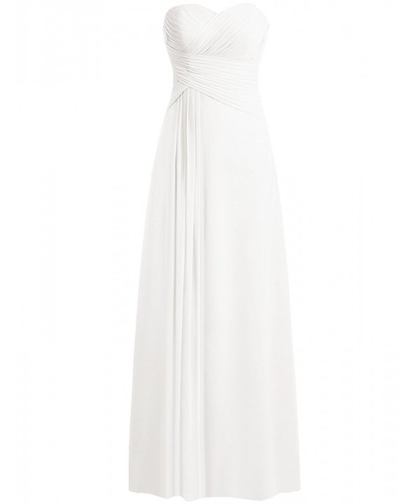 JAEDEN Wedding Dresses Strapless Chiffon