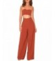 Lalagen Womens Trousers Cocktail Orange