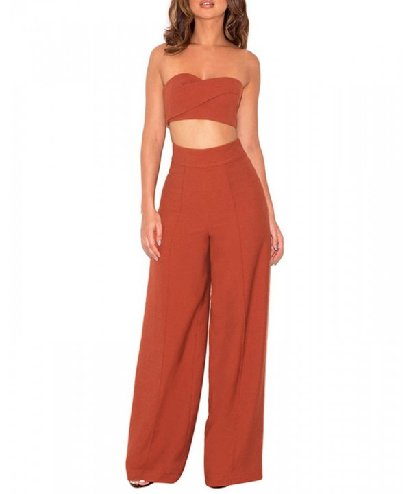 Lalagen Womens Trousers Cocktail Orange