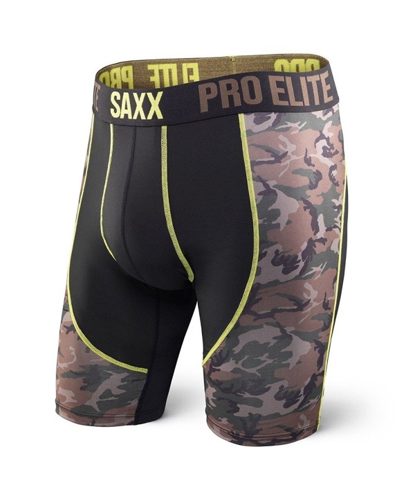 SAXX Underwear Pro Elite MF Black Camo M