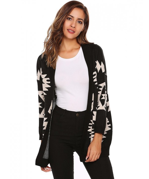 Soteer Cardigan Batwing Geometric Stylish