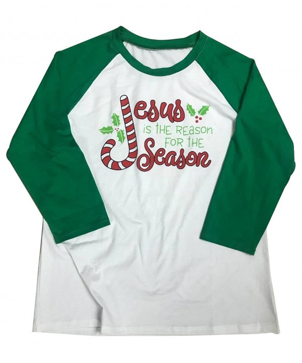 Christmas Reason Baseball T Shirt Splicing