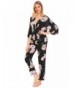 Acecor Lapel Sleeve Sleepwear Loungewear