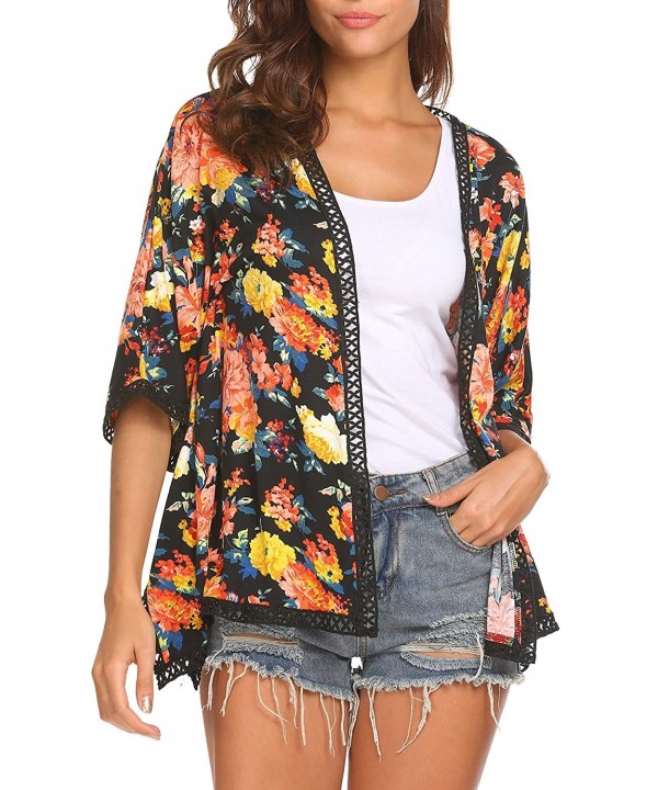 Beyove Cardigan Printed Stitching Swimwear