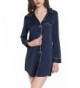 Sleeve Pajama Button Up Luxury Sleepwear