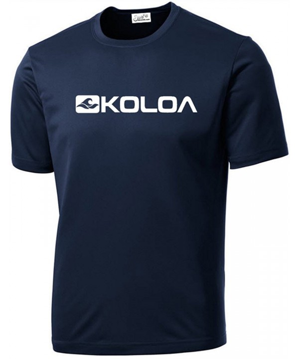 Koloa Athletic Sport Training T Shirts Navy