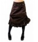 Altissimo Womens Steampunk Ruffle Stripe