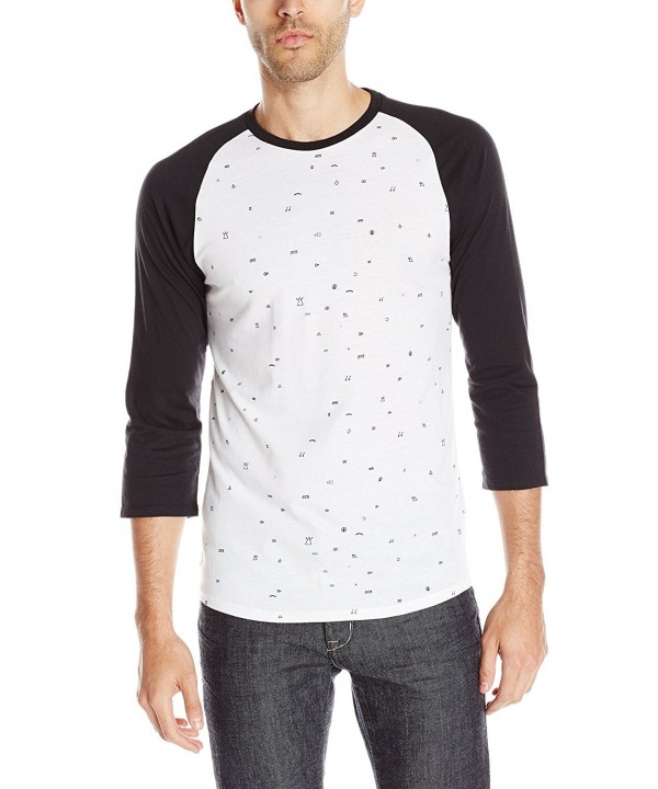 Split Splater Raglan Sleeve White