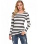 Womens Sleeve Shirts Striped Blouses