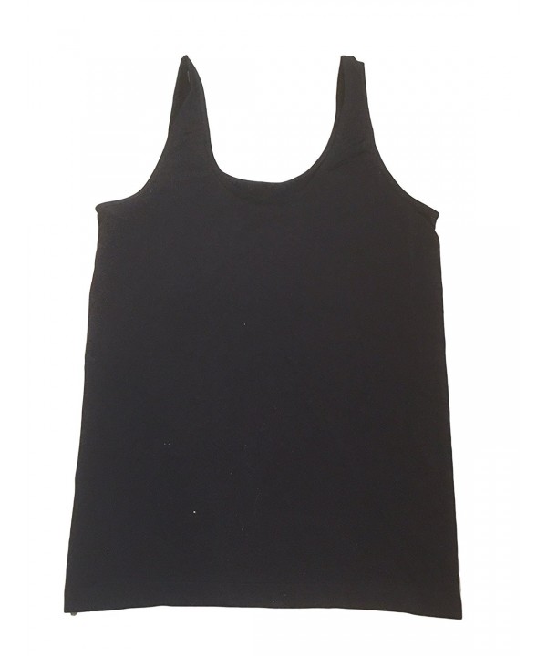 Carole Hochman Ladies' Scoop Neck Tank Undershirt - Black - CS12O2VPY44