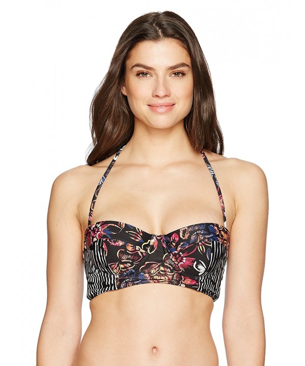 Coastal Blue Swimwear Constructed Floral