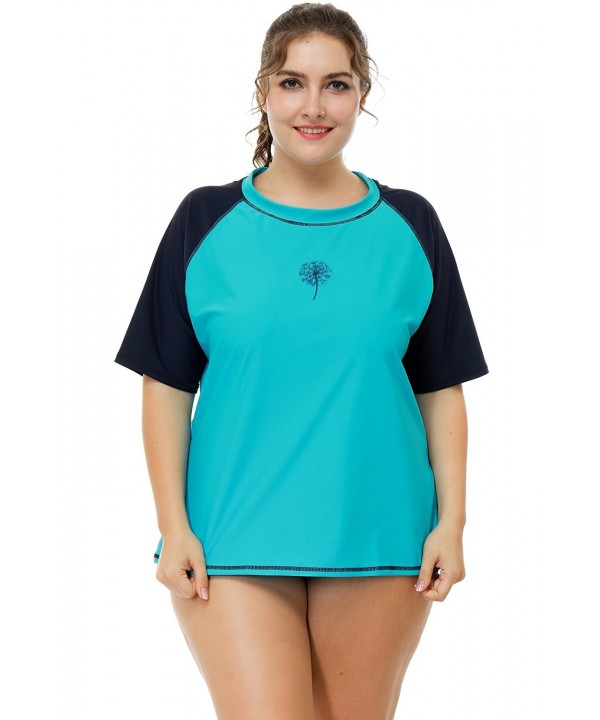 Attraco womens sleeve rashguard Aqua navy