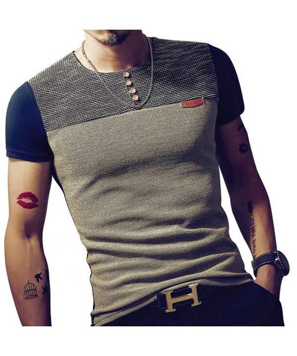 LOGEEYAR Premium Short Sleeve Contrast Stitching