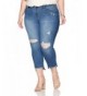 Denim Crush Womens Straight Cropped