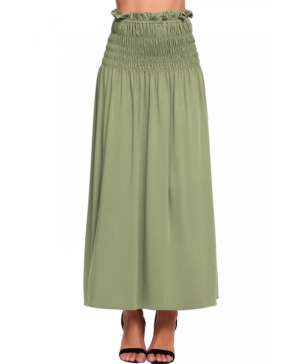 Womens Basic Foldable Regular Skirts