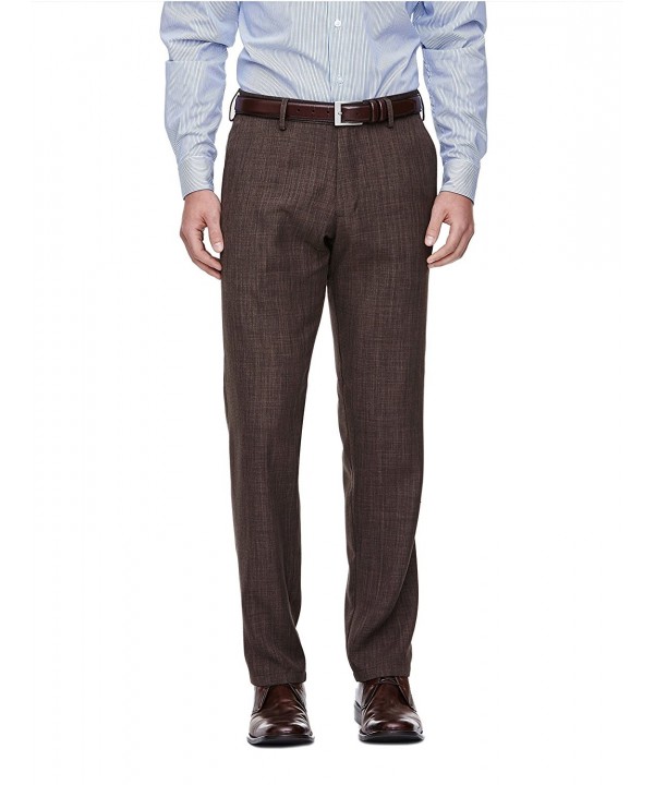 Haggar Performance Straight Pants Chocolate