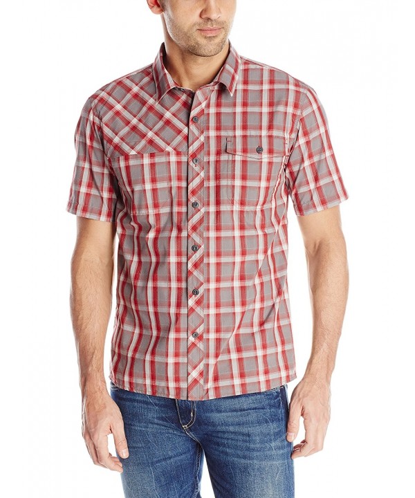 Men's Riff Short Sleeve Shirt - Redwood - CX11MV7748D