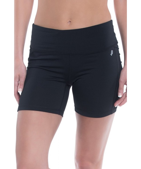 Penn Womens Compression Shorts Mid Thigh