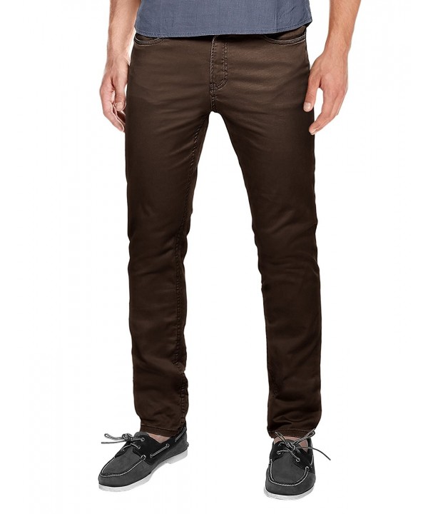 Match Straight Casual Pants coffee