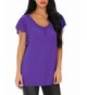 FISOUL Sleeve Blouse Pullover Purple