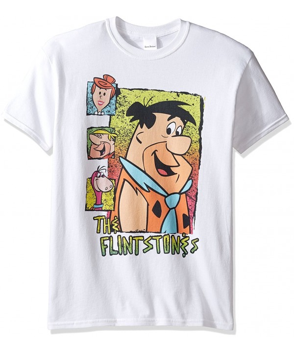 Flintstones Family T Shirt White Medium